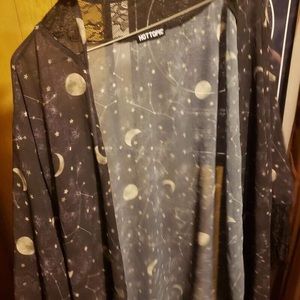 Constellation and Moon sleek kimono wrap.